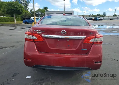 2013 Nissan Sentra S from USA, damaged, VIN 3N1AB7AP5DL731263
